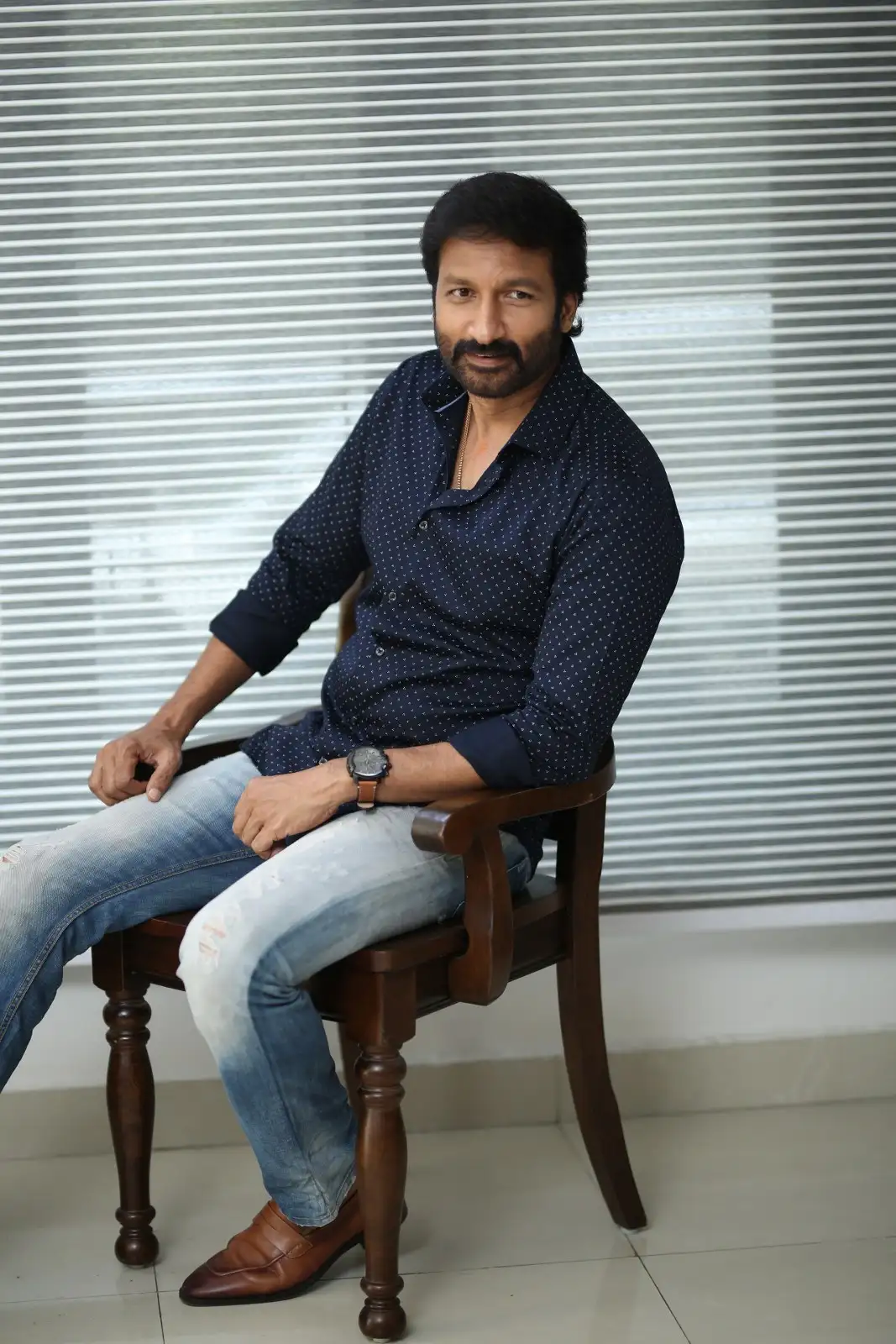 Macho Star Gopichand photos in Ramabanam promotions