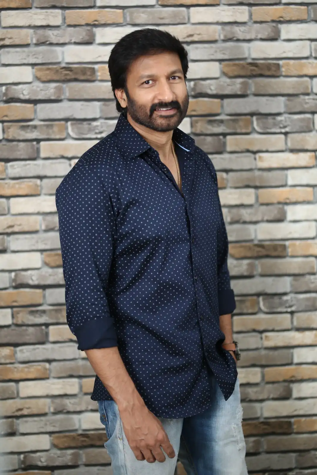 Macho Star Gopichand photos in Ramabanam promotions