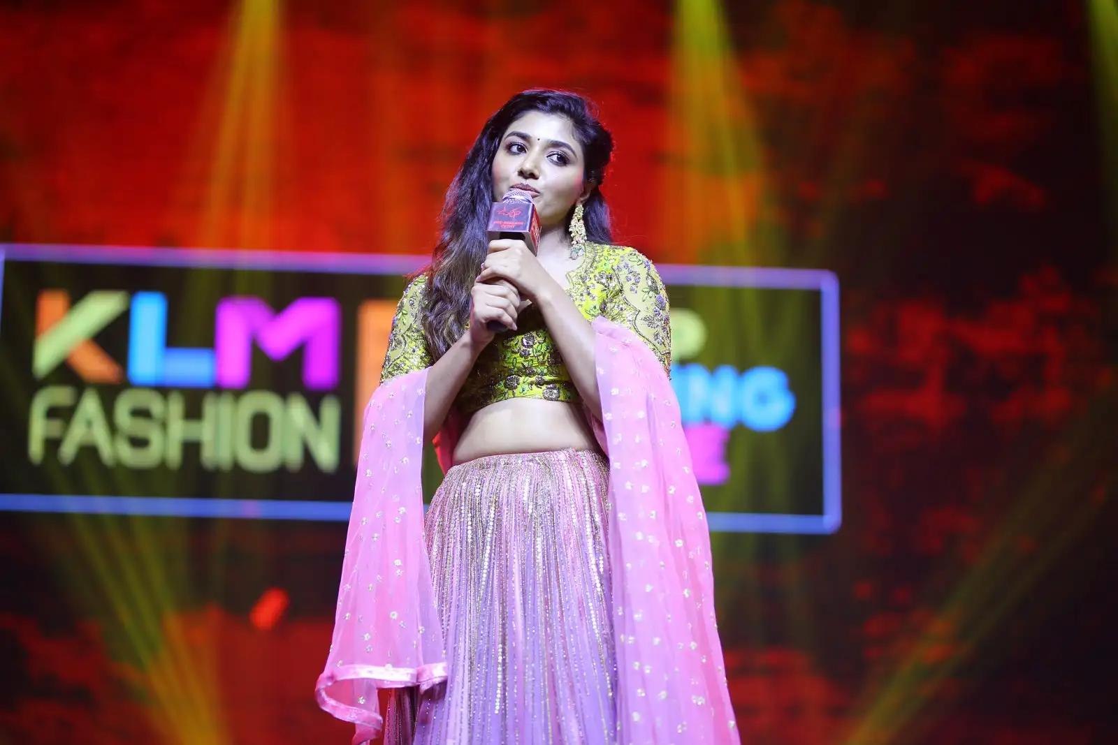 Mirnaa shines in Ugram Movie Pre Release Event