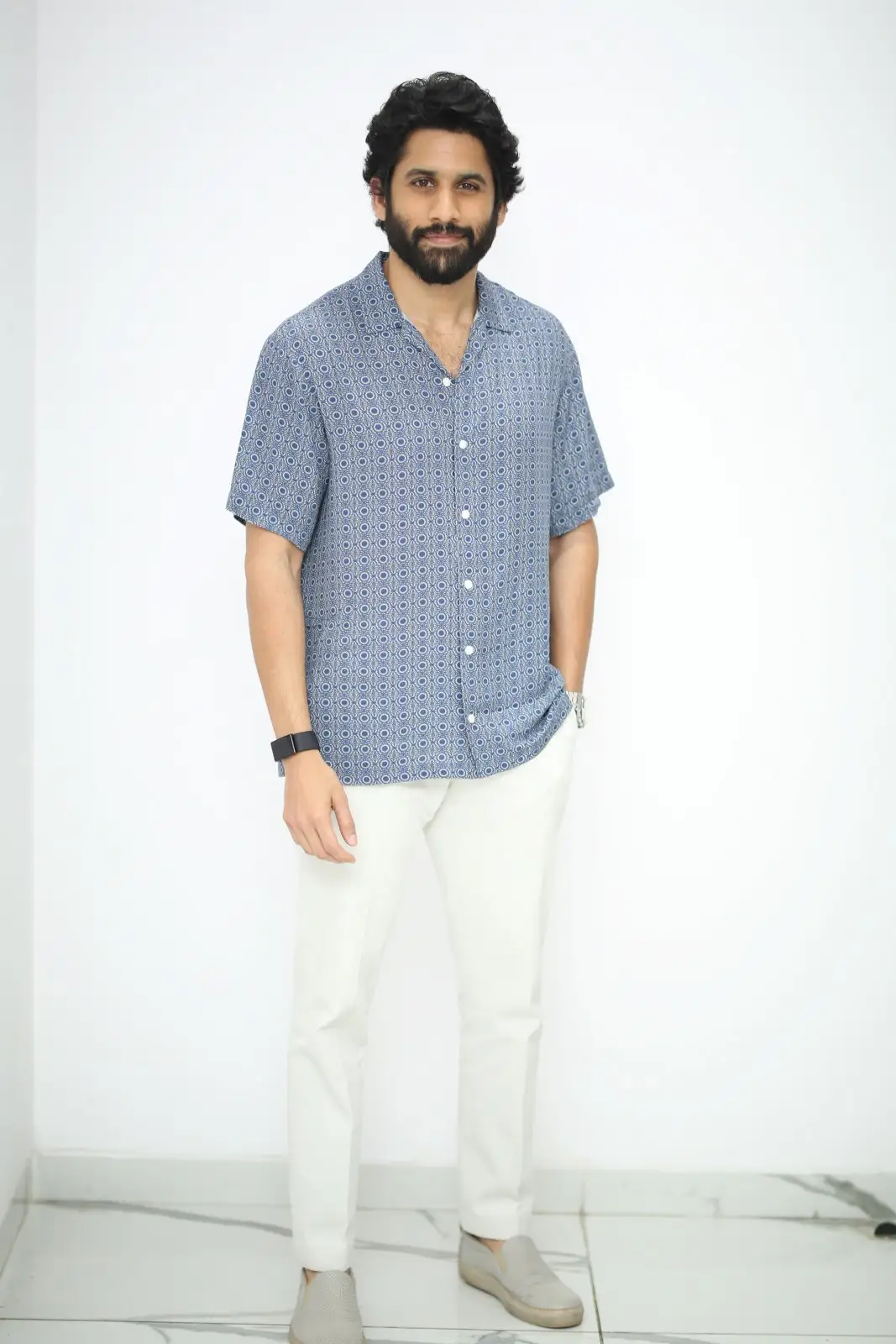 Naga Chaitanya Beard looks at Custody movie promotions