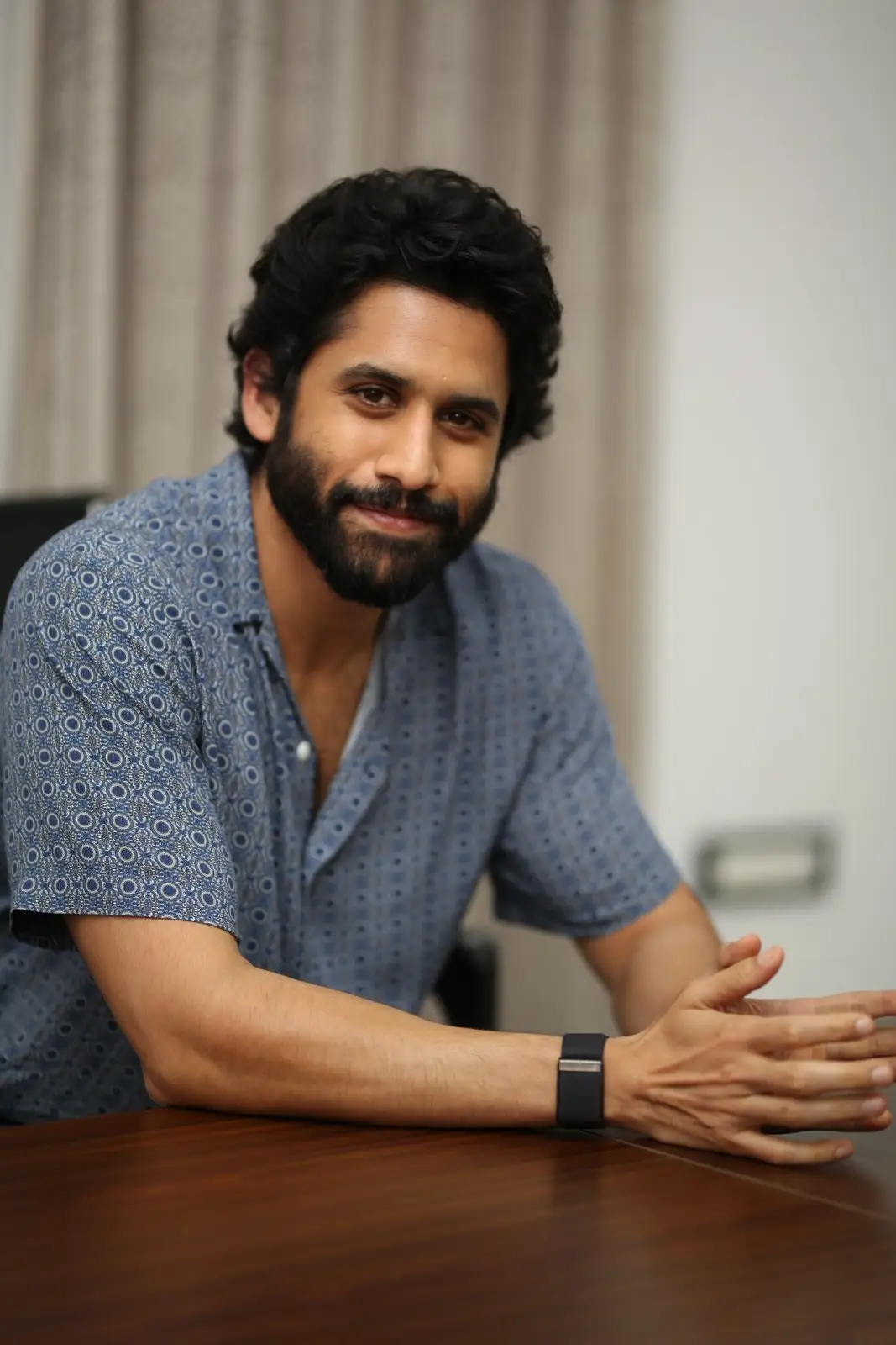 Naga Chaitanya Beard looks at Custody movie promotions
