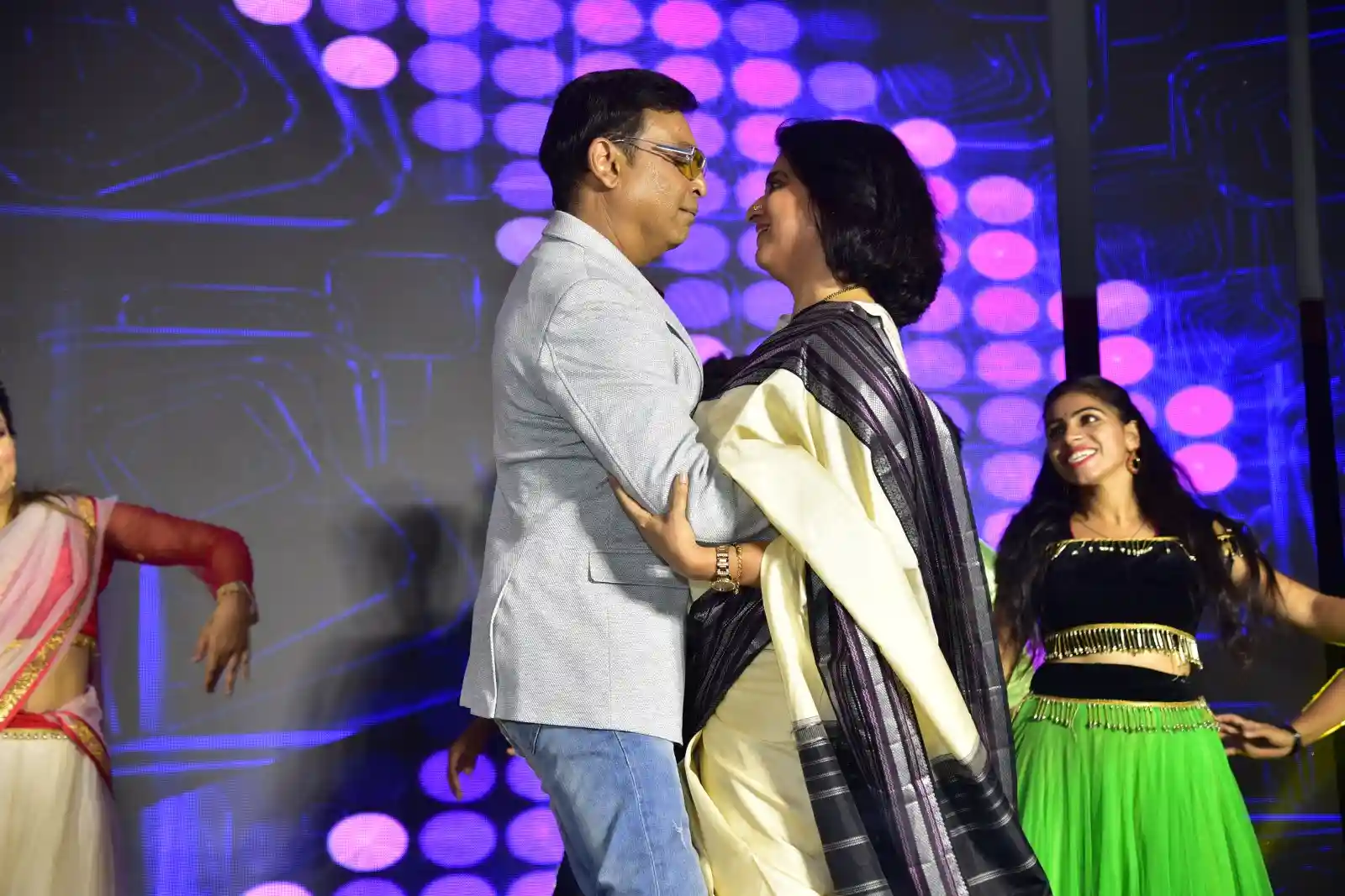 Naresh and Pavithra Lokesh in Malli Pelli Pre Release event