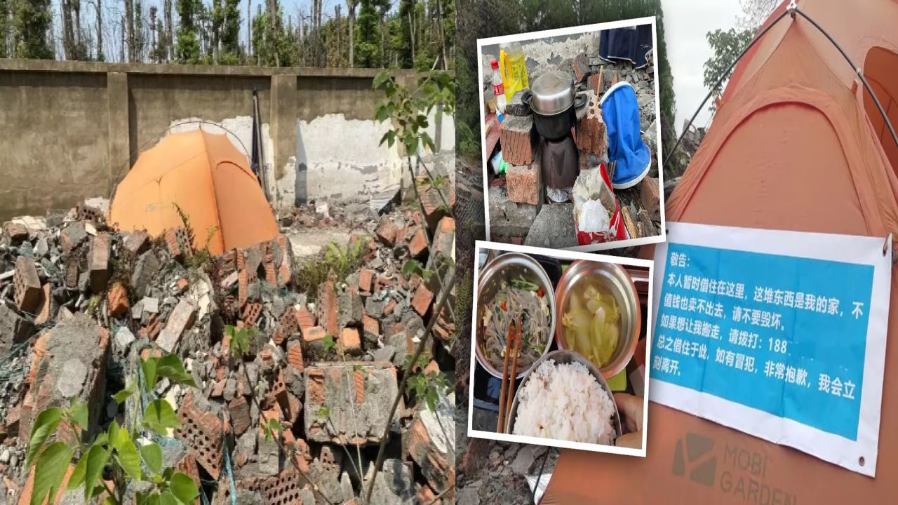 China : ఏ పనీ చేయడట.. ప్రశాంతత కావాలట.. 200 రోజులుగా టెంట్‌లోనే ఉంటున్న యువకుడు