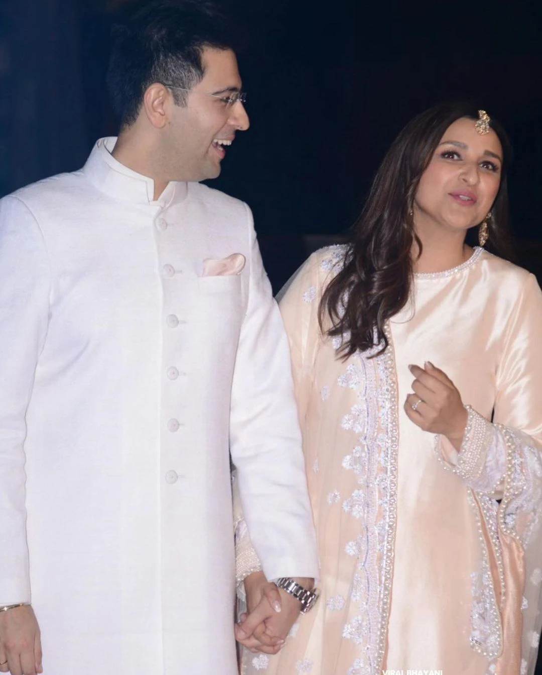 Priyanka Chopra Shares Parineeti Chopra Raghav Chadha engagement photos