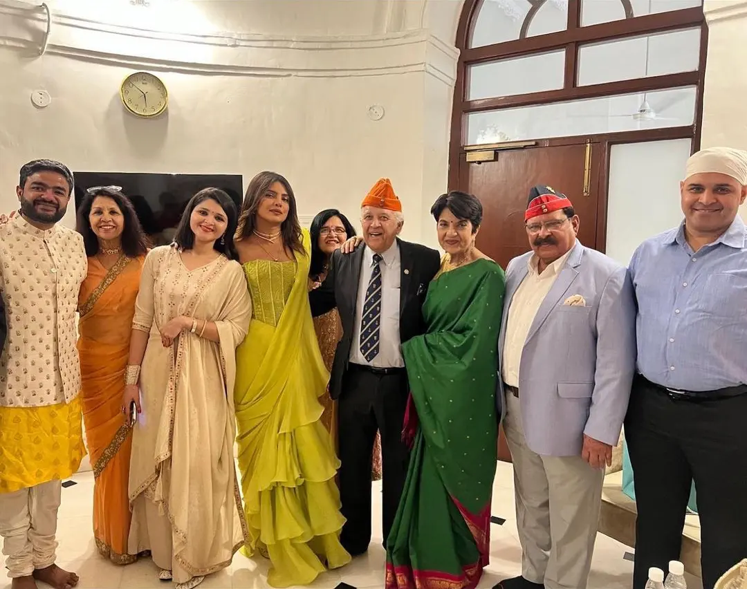 Priyanka Chopra Shares Parineeti Chopra Raghav Chadha engagement photos