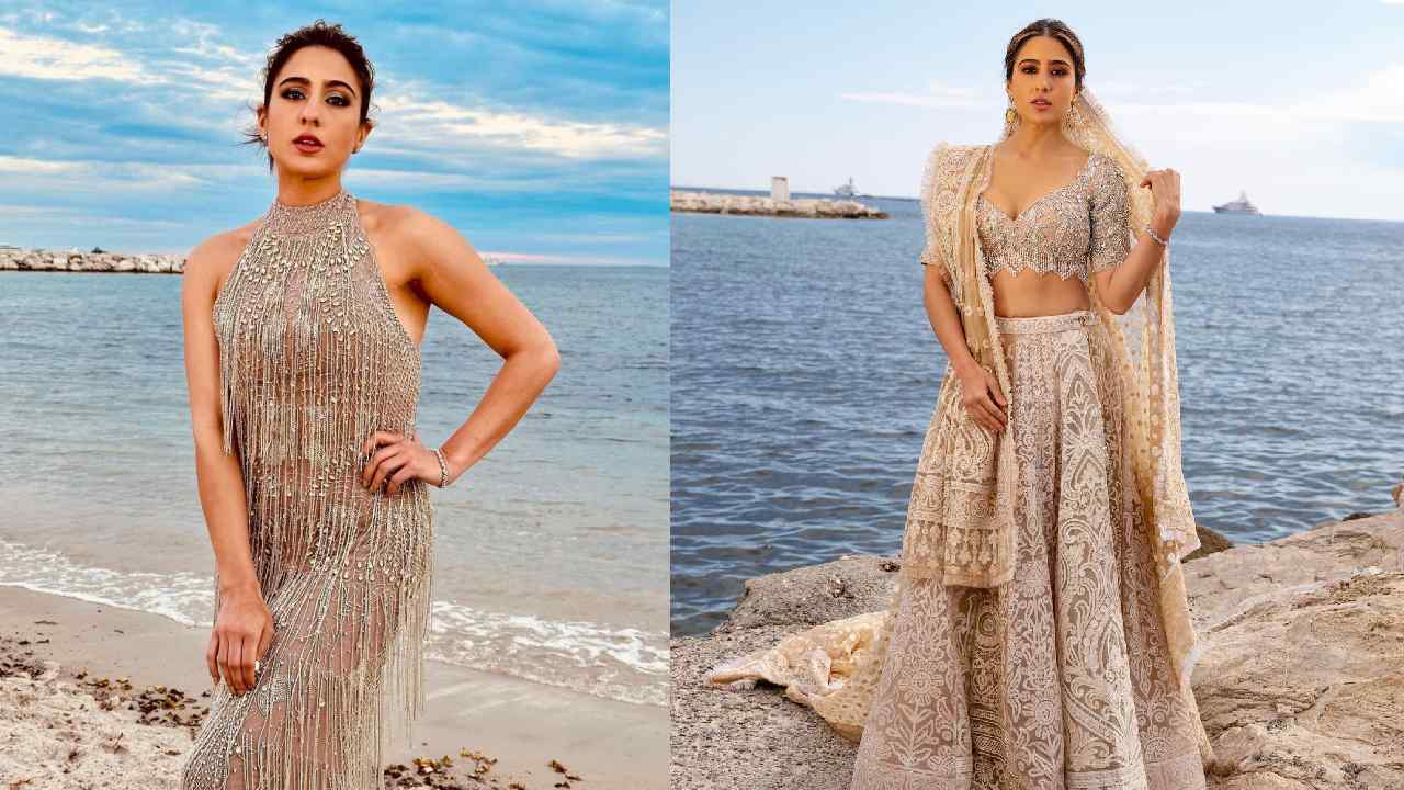 Sara Ali Khan : కాన్స్ ఫెస్టివల్‌లో సాగర్ తీరాన సారా అలీ ఖాన్ అందాలు..
