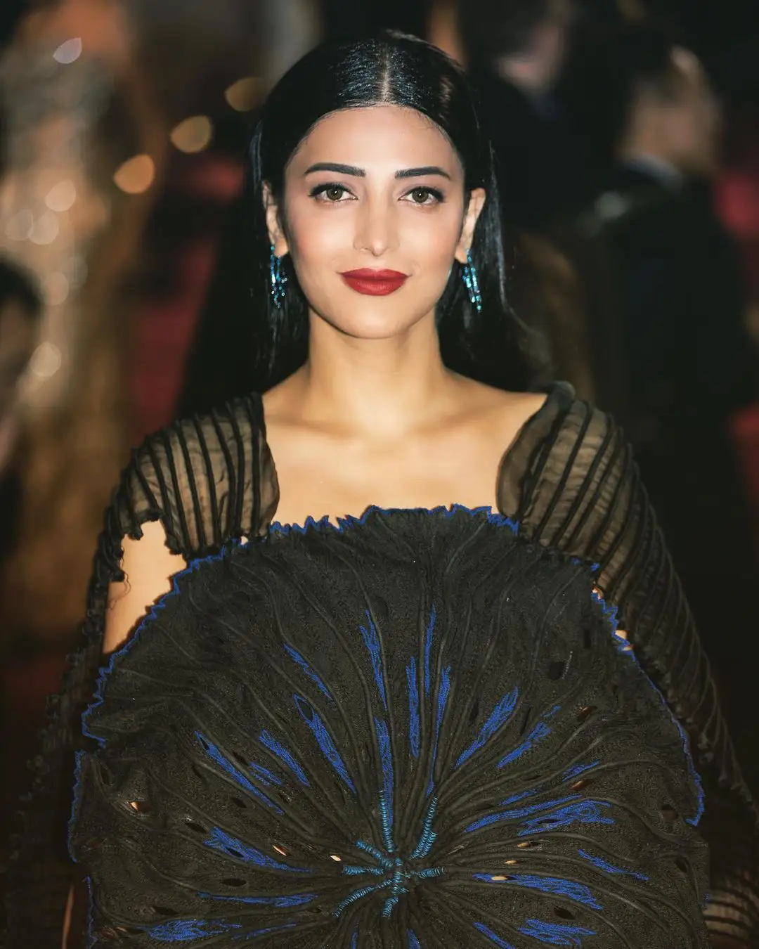 Shruti Haasan appears in Black Dress at Cannes film Festival 2023