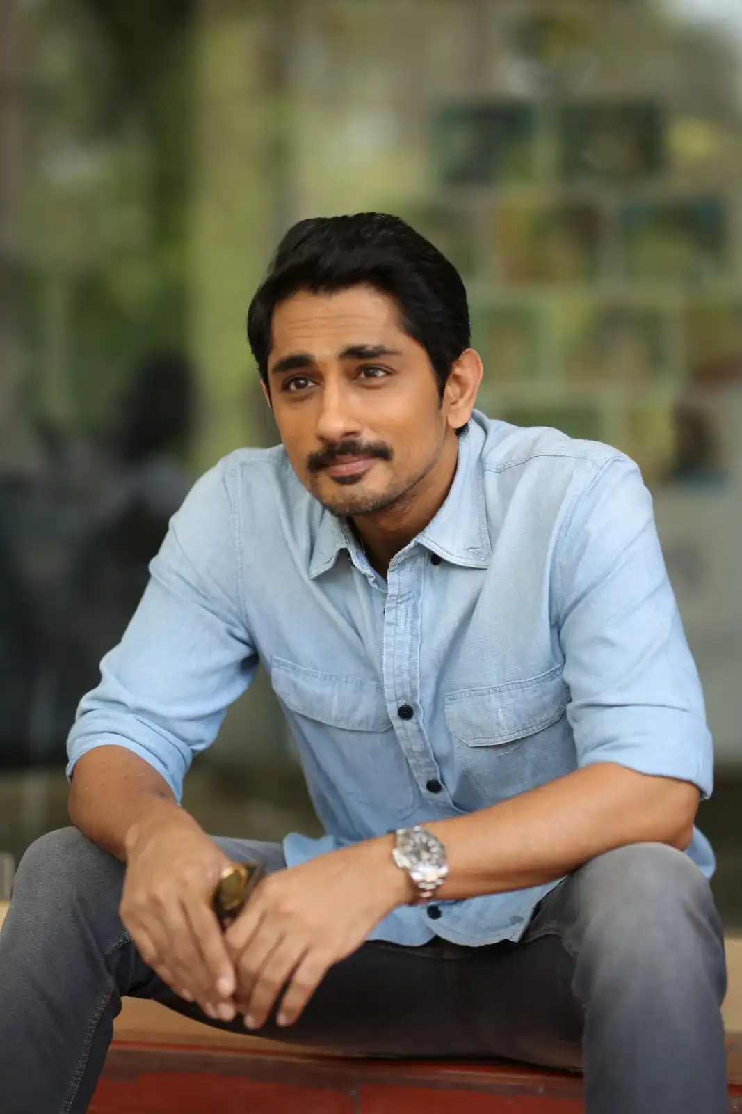 Siddharth Stylish Looks in Takkar Movie Promotions