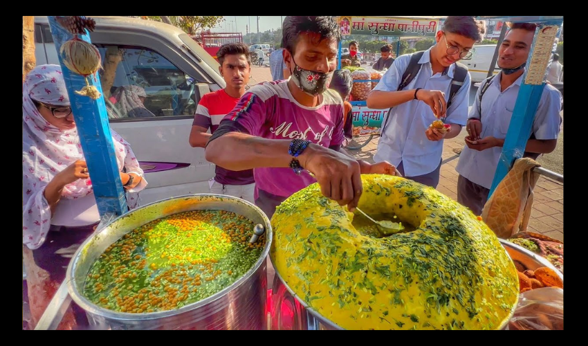 Volcano Pani Puri : అగ్నిపర్వతం పానీపూరి .. చూస్తే .. లొట్టలేయకుండగా ఉండలేరు..