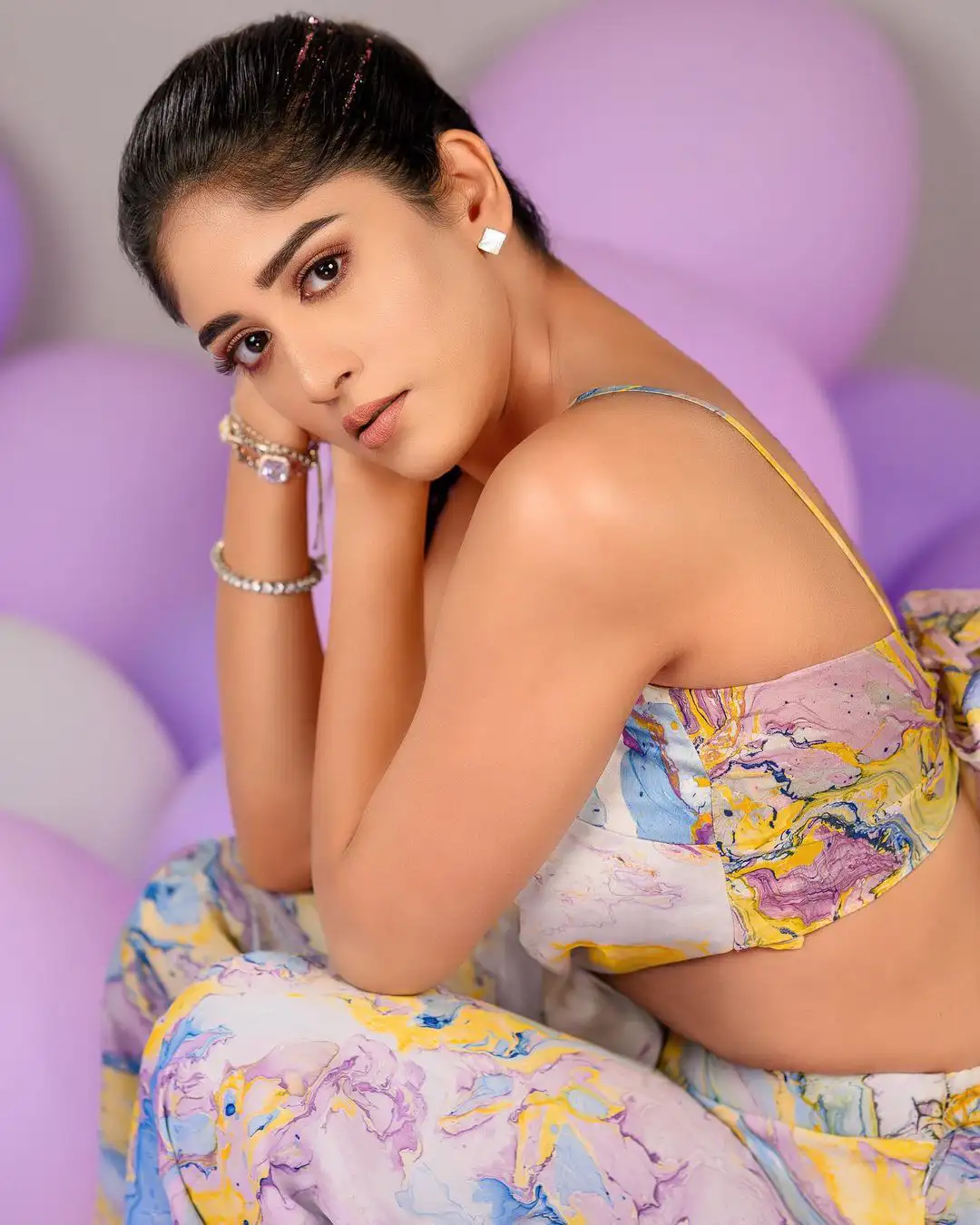 Tollywood Actress Chandini Chowdary cute photoshoot