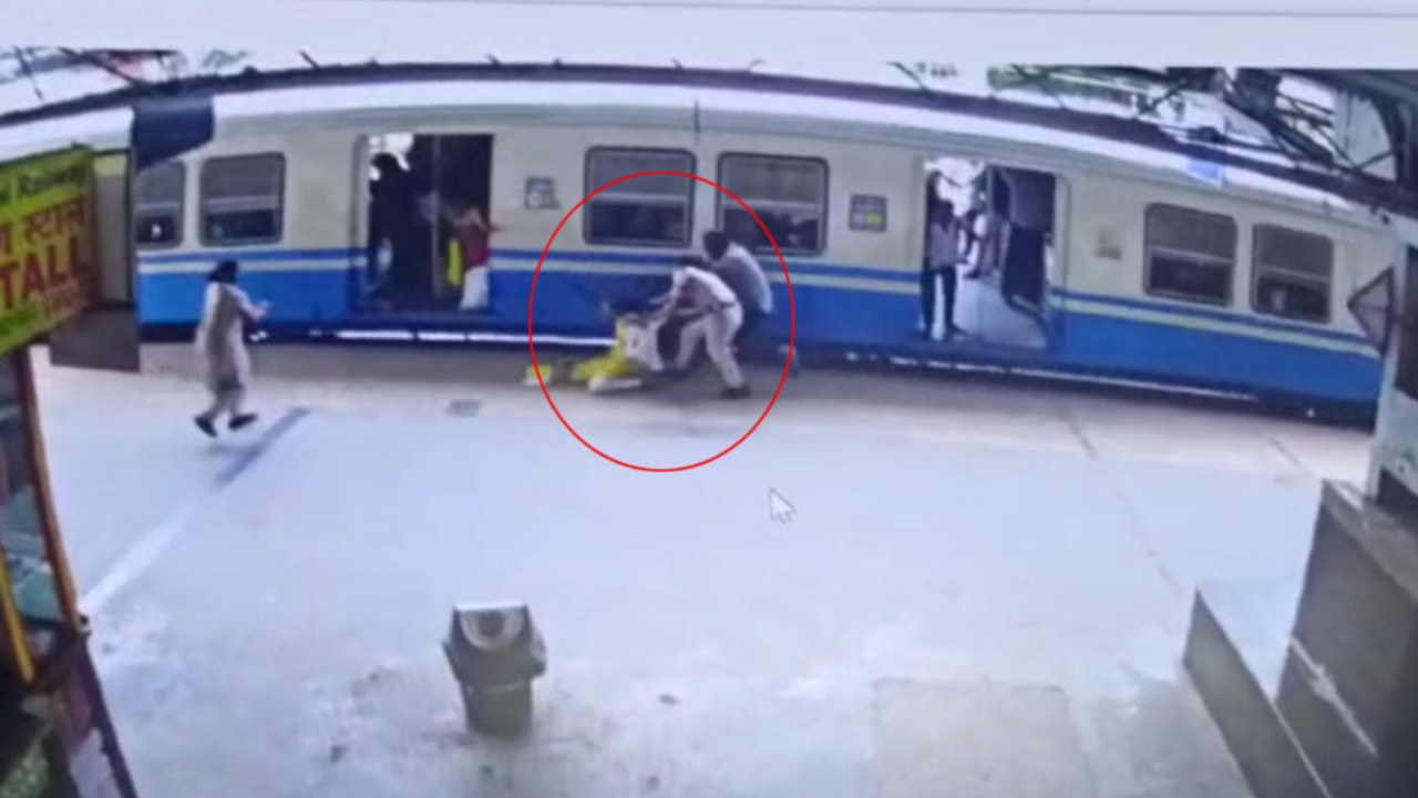 Hyderabad Young Woman : ప్రమాదవశాత్తు రైలు కింద పడబోయిన యువతిని రక్షించిన మహిళా కానిస్టేబుల్