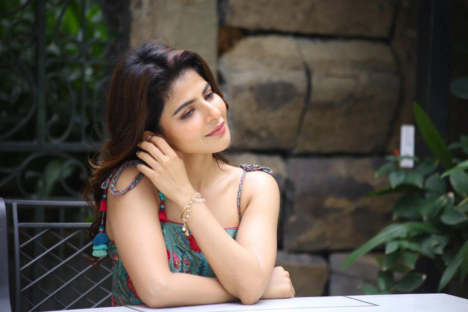 Actress Iswarya Menon photos Spy movie Promotions