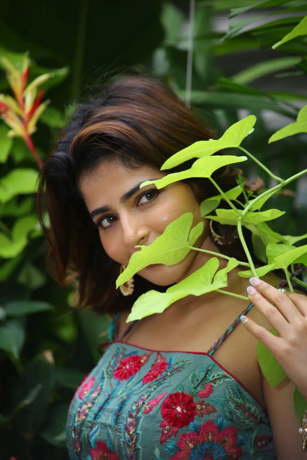 Actress Iswarya Menon photos Spy movie Promotions