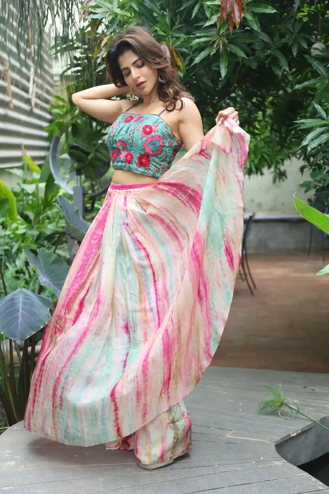 Actress Iswarya Menon photos Spy movie Promotions