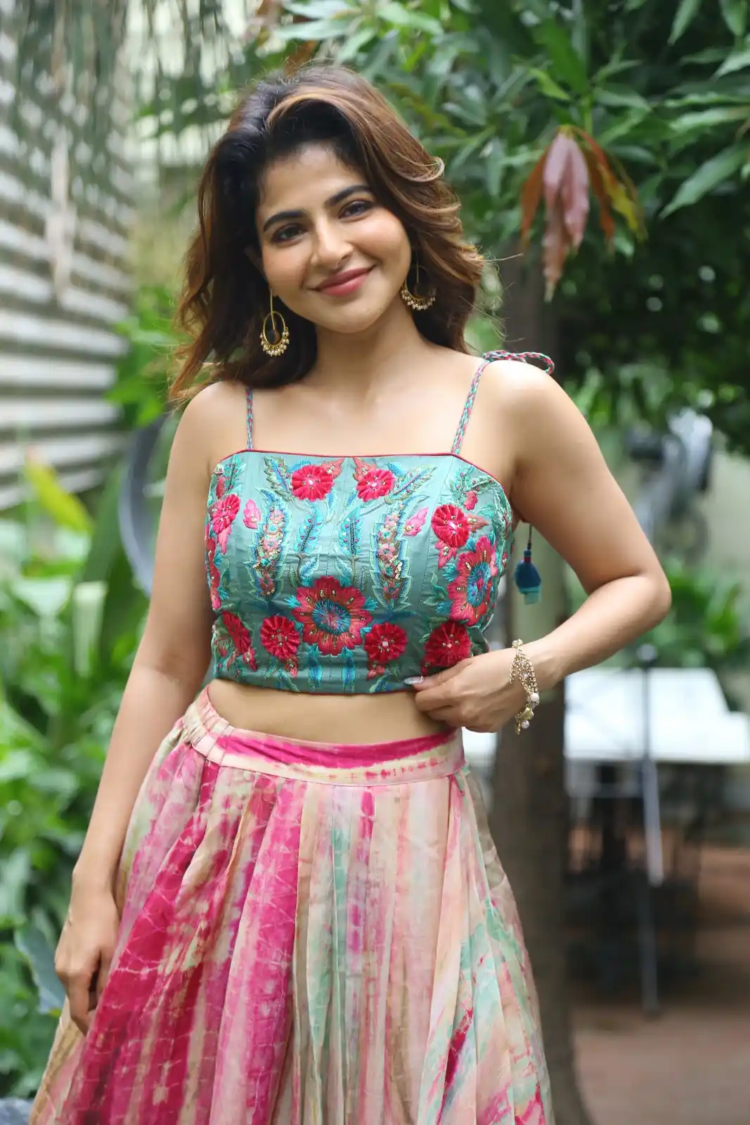 Actress Iswarya Menon photos Spy movie Promotions