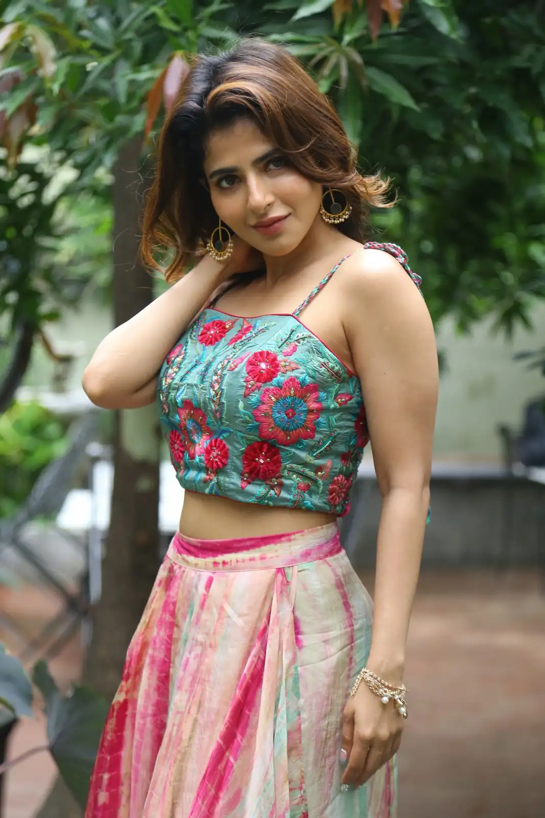 Actress Iswarya Menon photos Spy movie Promotions