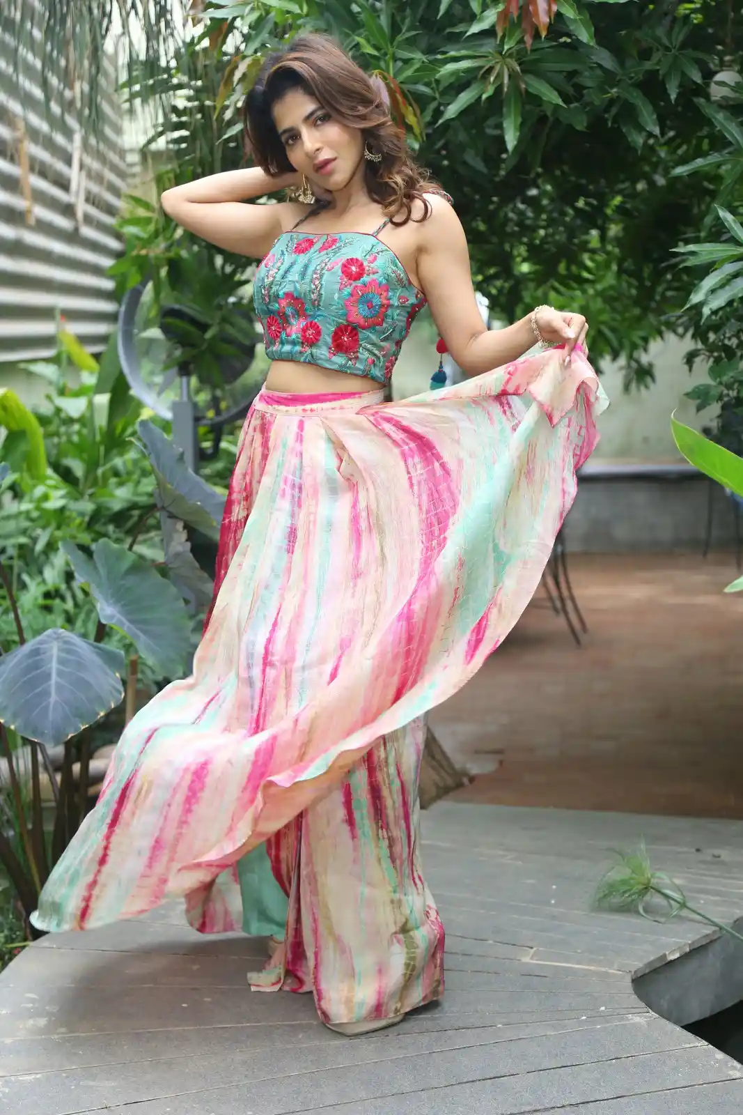 Actress Iswarya Menon photos Spy movie Promotions