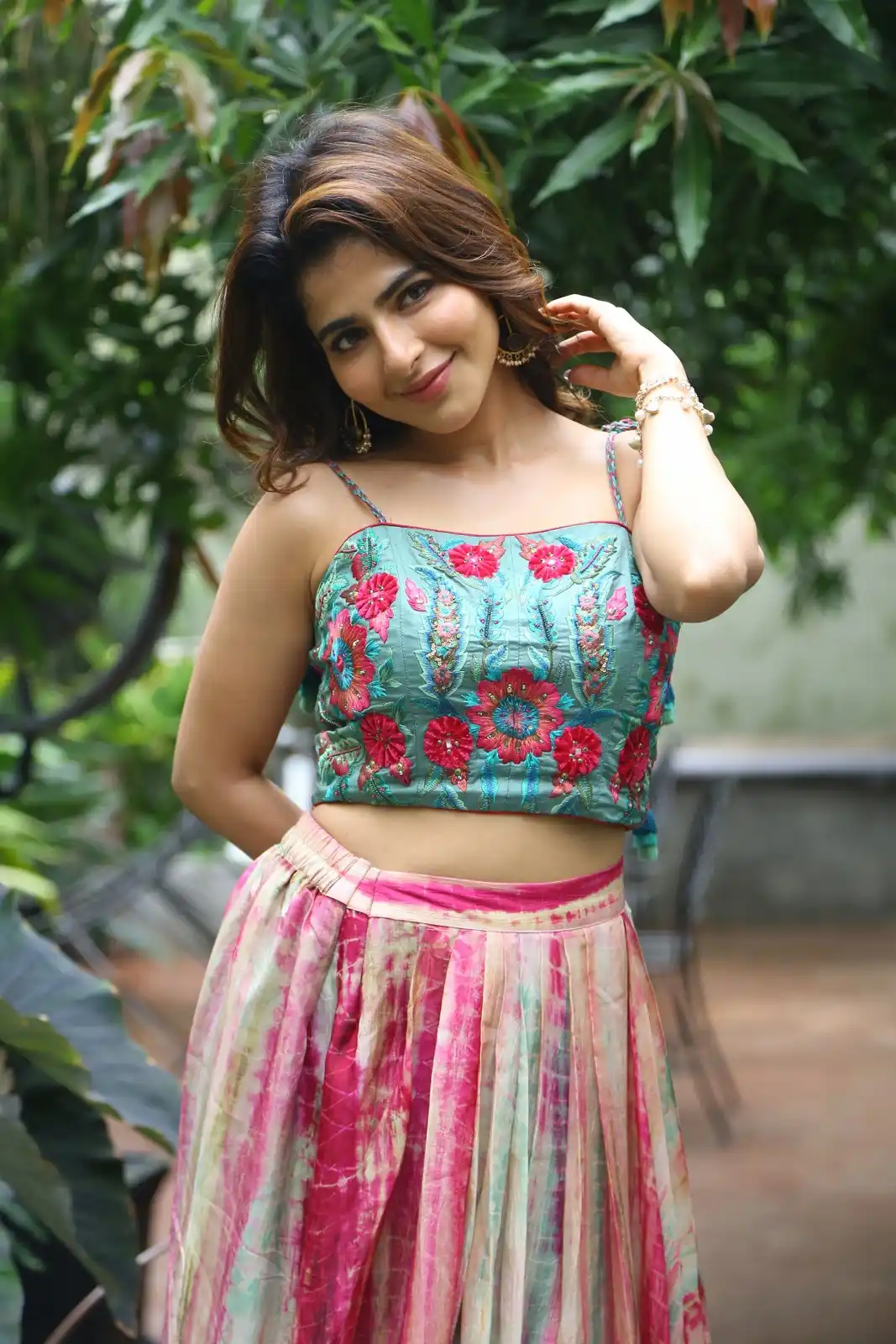 Actress Iswarya Menon photos Spy movie Promotions