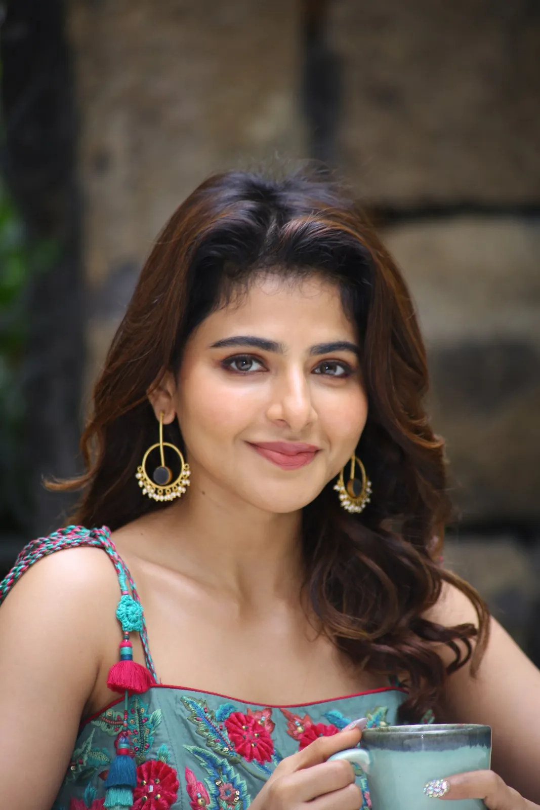 Actress Iswarya Menon photos Spy movie Promotions