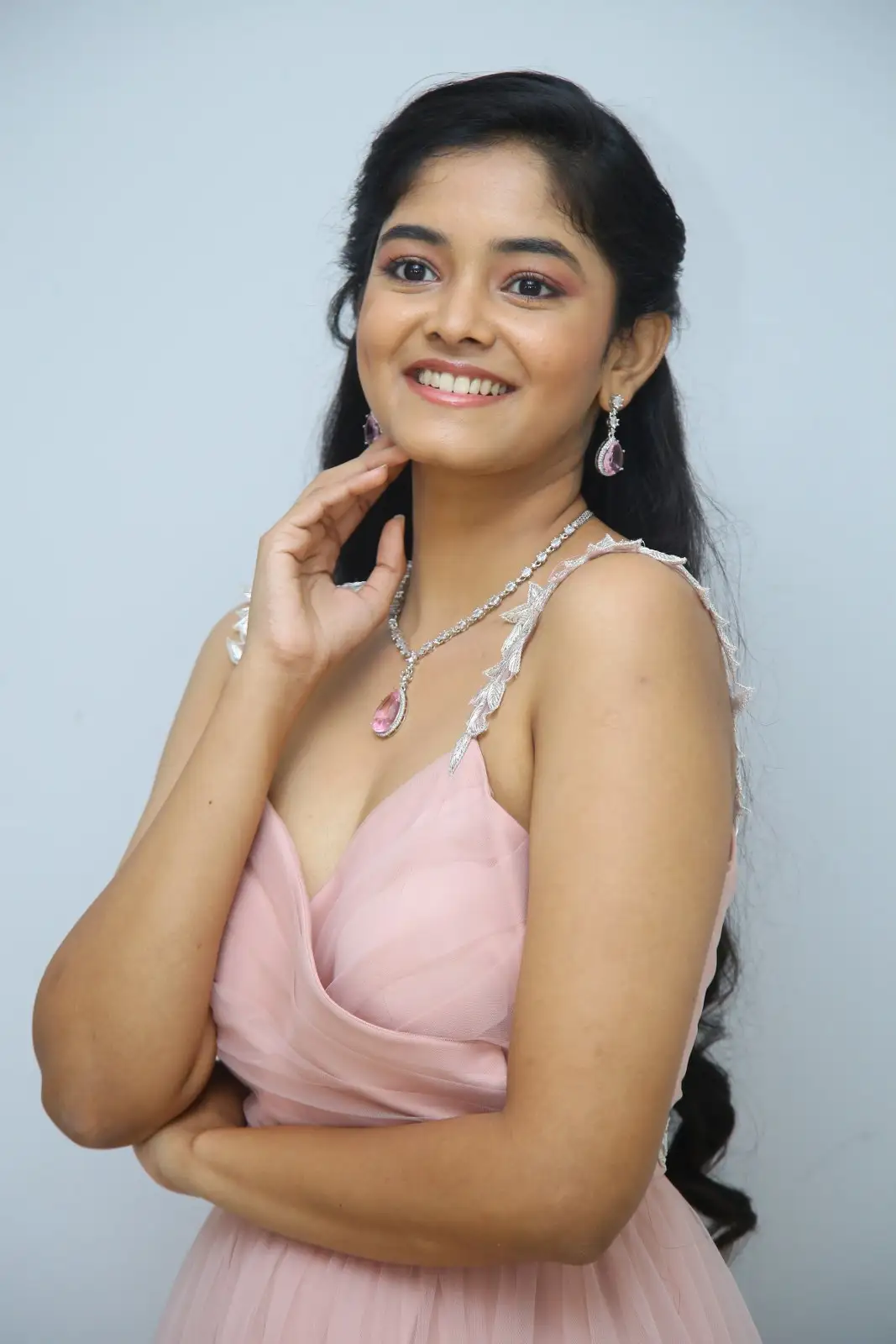 Ananya Ongram Shines in Pink Dress
