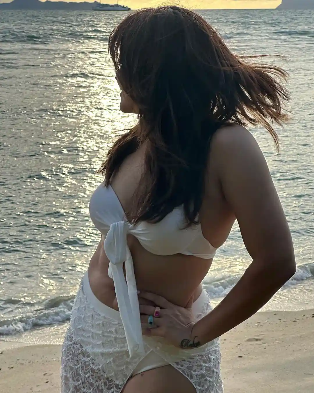 Anasuya Bharadwaj Enjoying in Bikini at Thailand Beaches