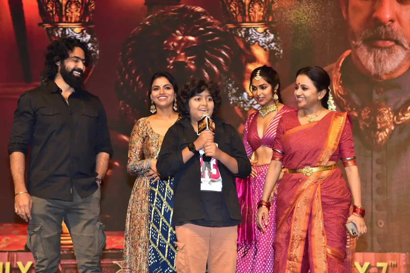 Balakrishna at Jagapathi Babu Mamta Mohandas Rudrangi pre release event