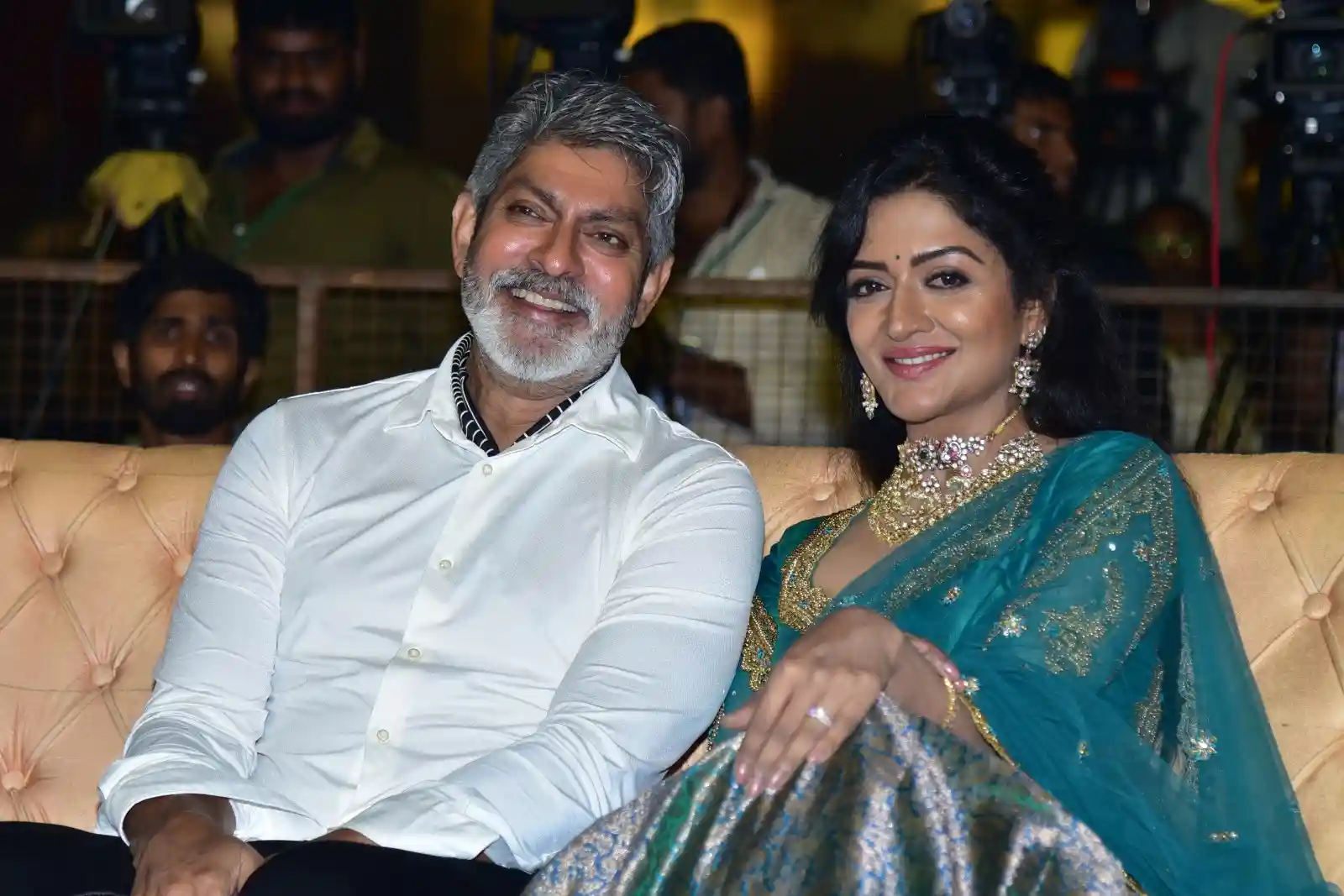 Balakrishna at Jagapathi Babu Mamta Mohandas Rudrangi pre release event