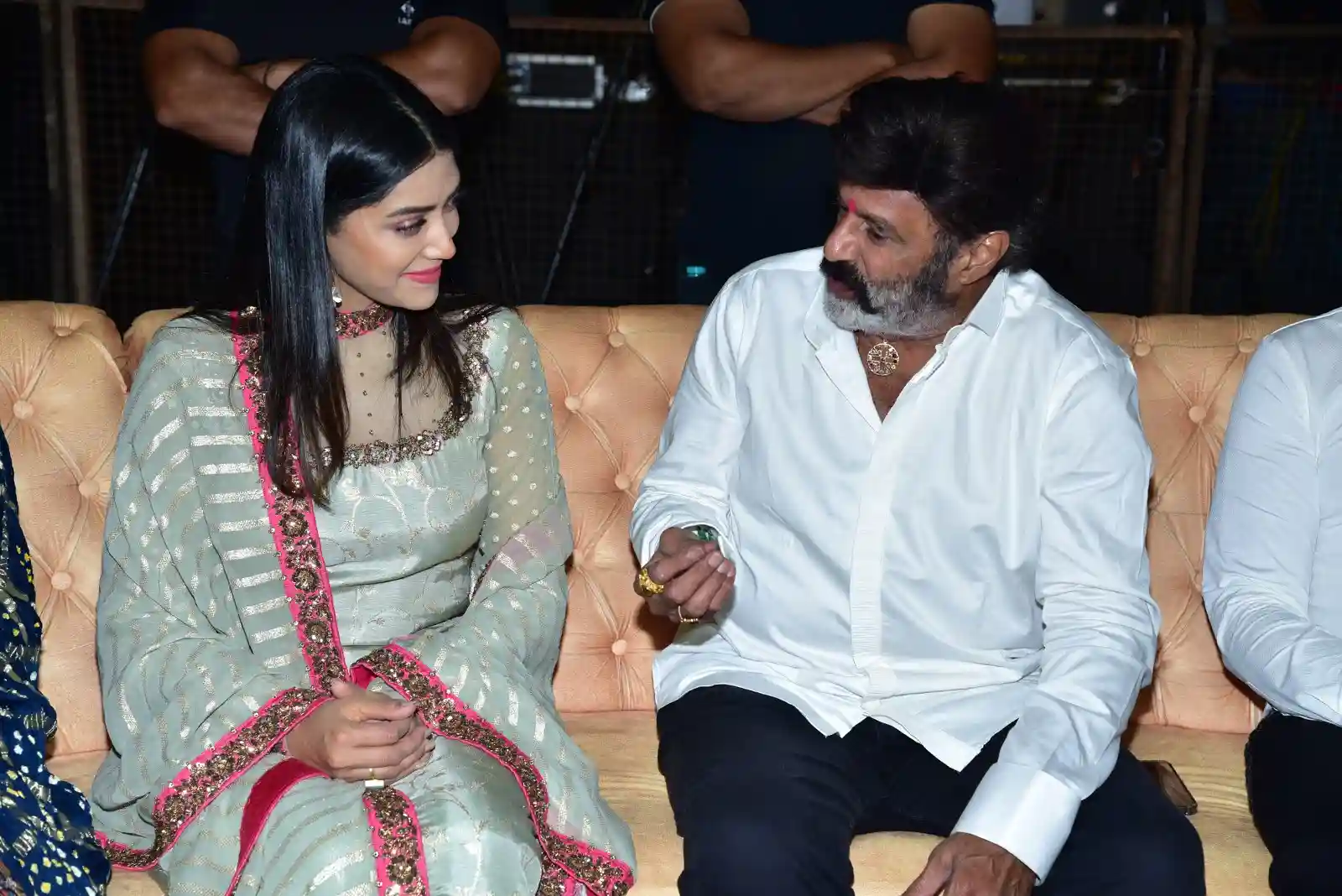 Balakrishna at Jagapathi Babu Mamta Mohandas Rudrangi pre release event