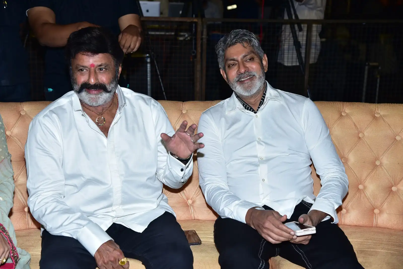 Balakrishna at Jagapathi Babu Mamta Mohandas Rudrangi pre release event