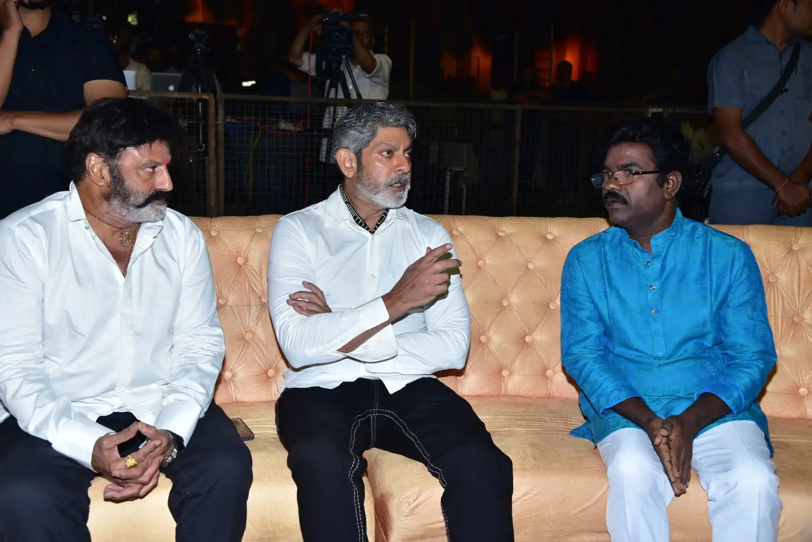 Balakrishna at Jagapathi Babu Mamta Mohandas Rudrangi pre release event