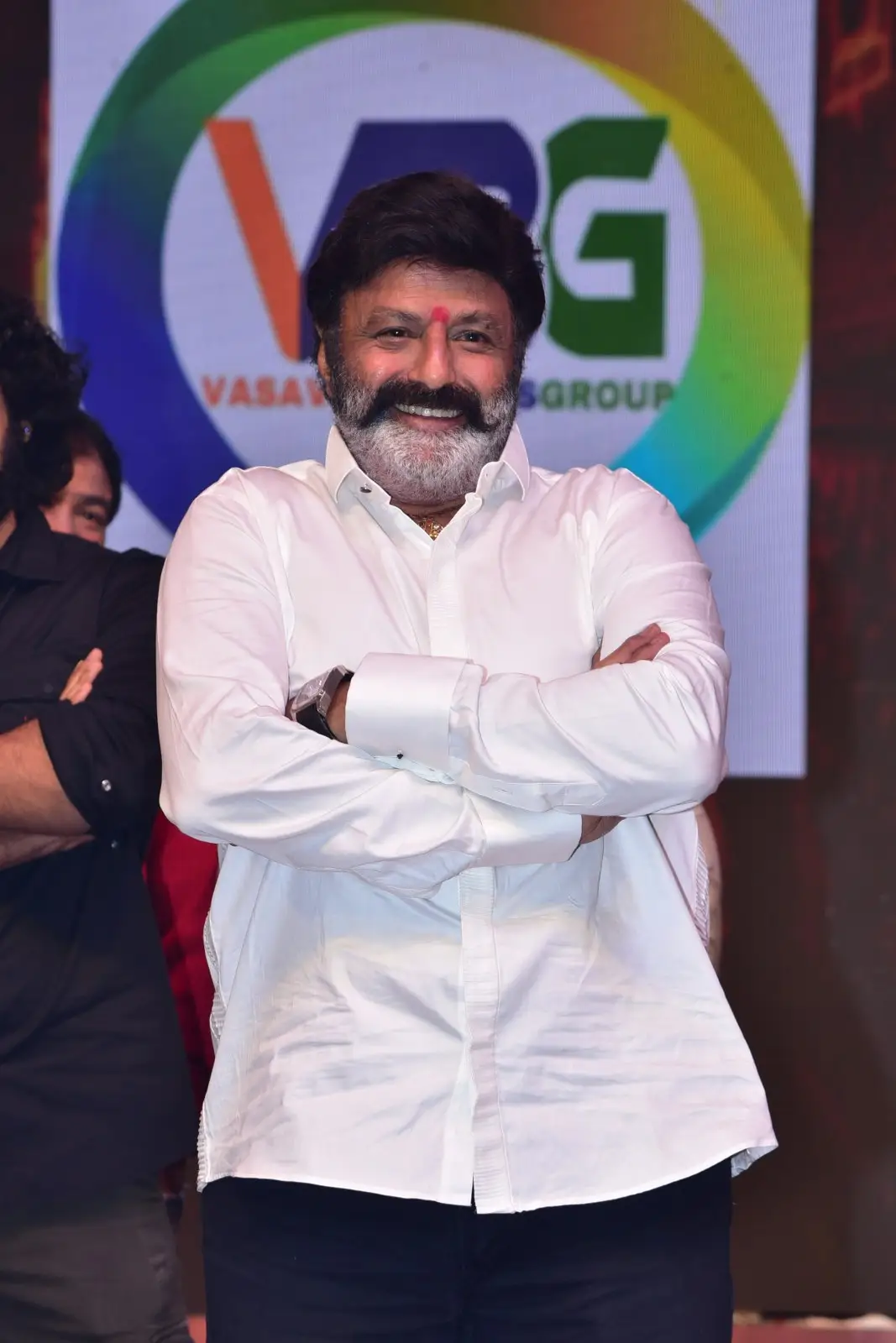 Balakrishna at Jagapathi Babu Mamta Mohandas Rudrangi pre release event