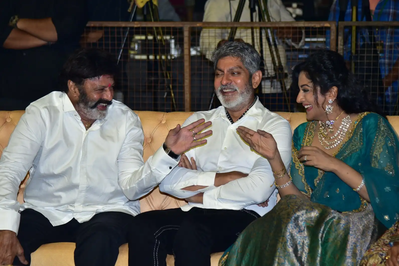 Balakrishna at Jagapathi Babu Mamta Mohandas Rudrangi pre release event