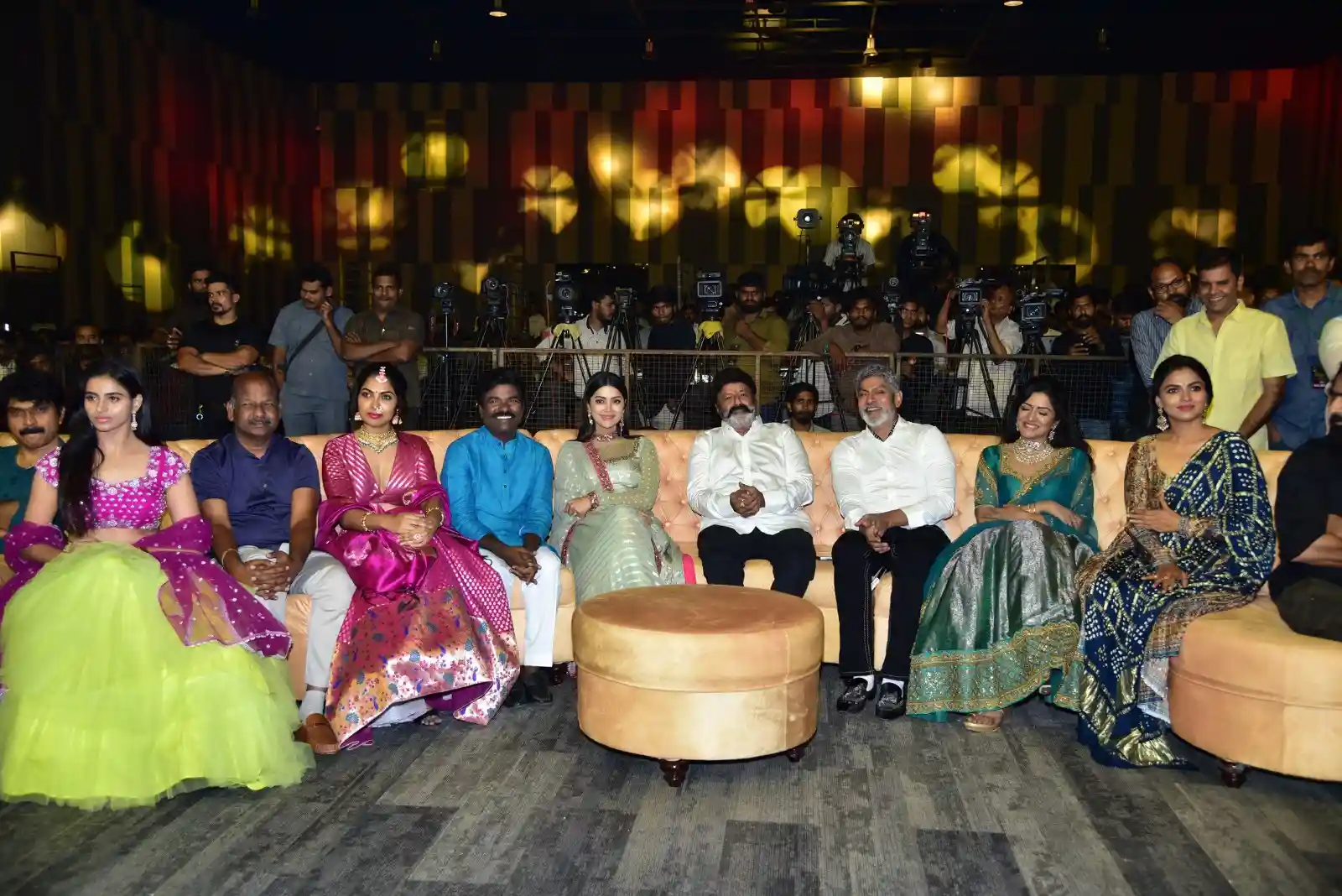 Balakrishna at Jagapathi Babu Mamta Mohandas Rudrangi pre release event