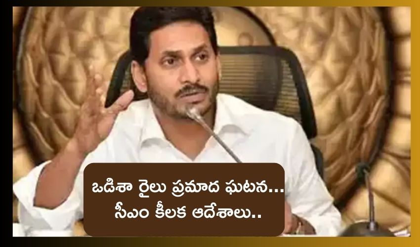 CM Jagan : ఒడిశా రైలు ప్రమాదంపై సీఎం జగన్‌ ఉన్నత స్థాయి సమీక్ష .. ఘటనాస్థలానికి మంత్రి అమర్‌నాథ్‌ నేతృత్వంలో ఐఏఎస్‌ల బృందం