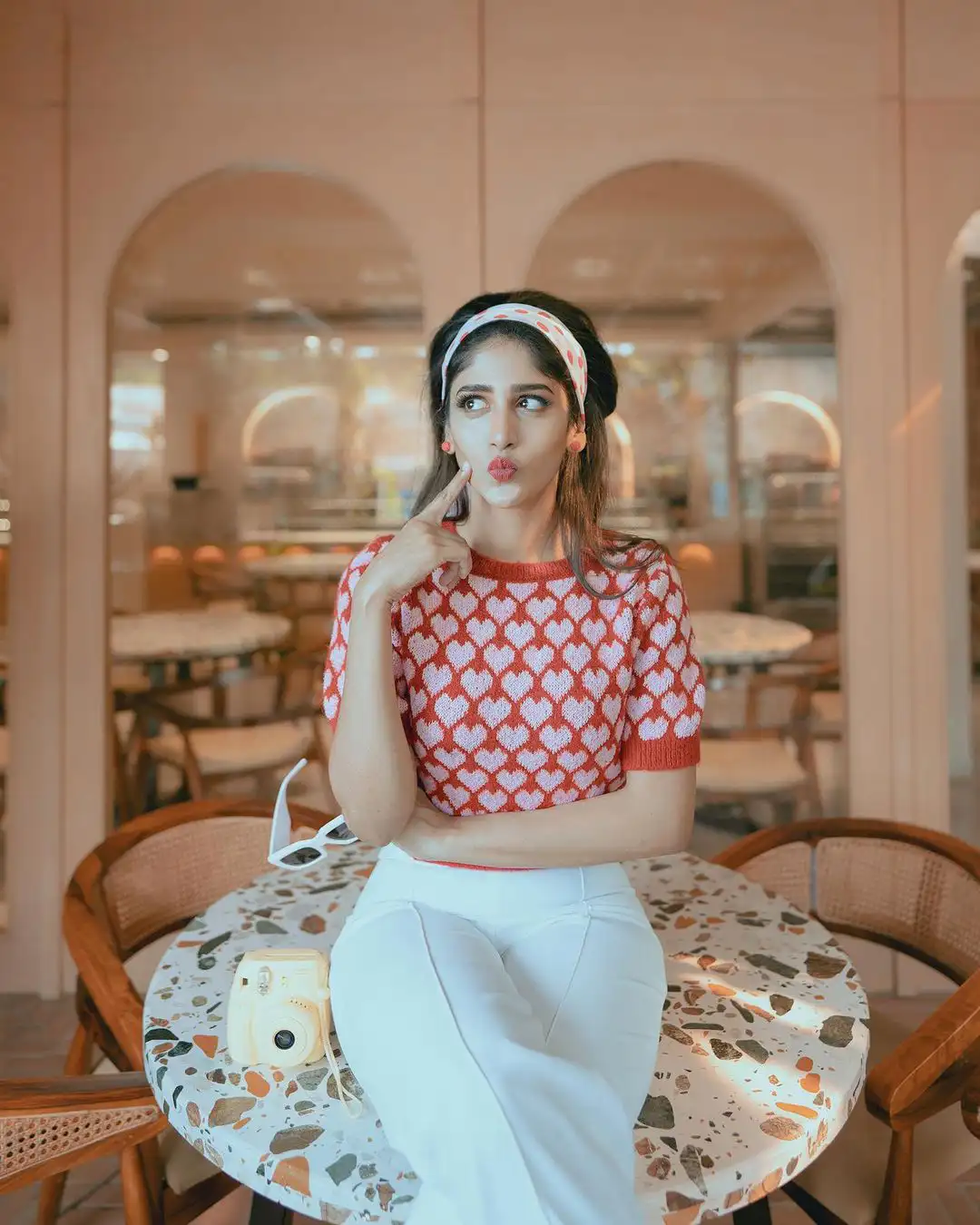 Chandini Chowdary cute photos in Retro Look