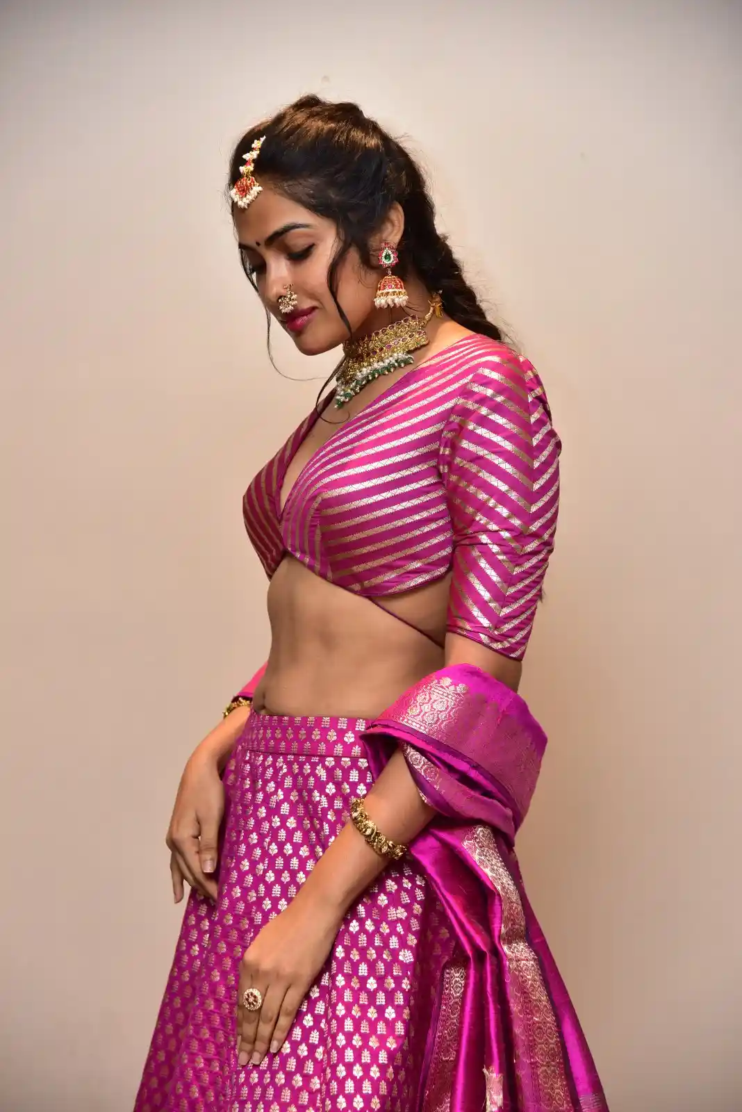 Divi Vadthya Photos at Rudrangi pre release event