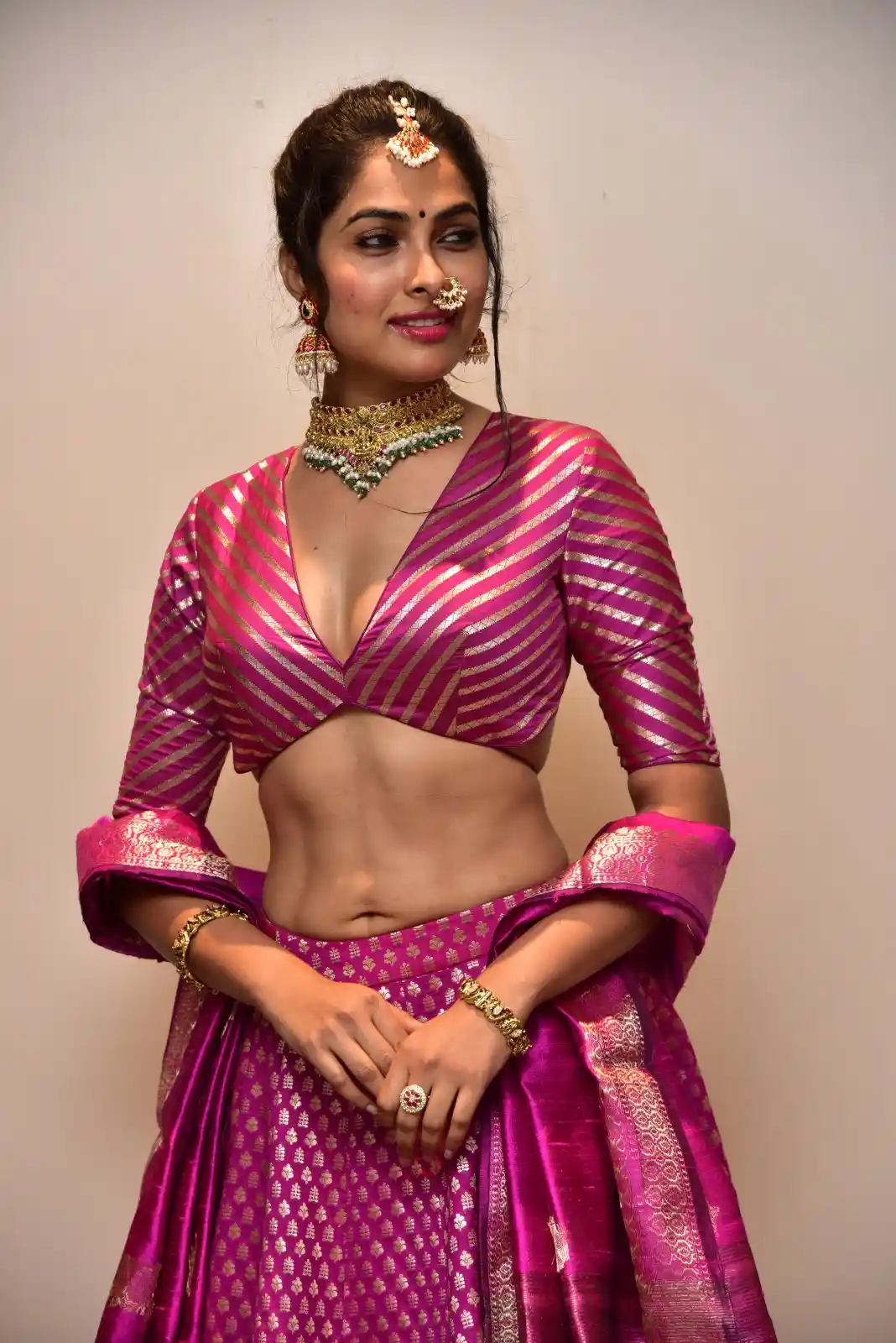 Divi Vadthya Photos at Rudrangi pre release event