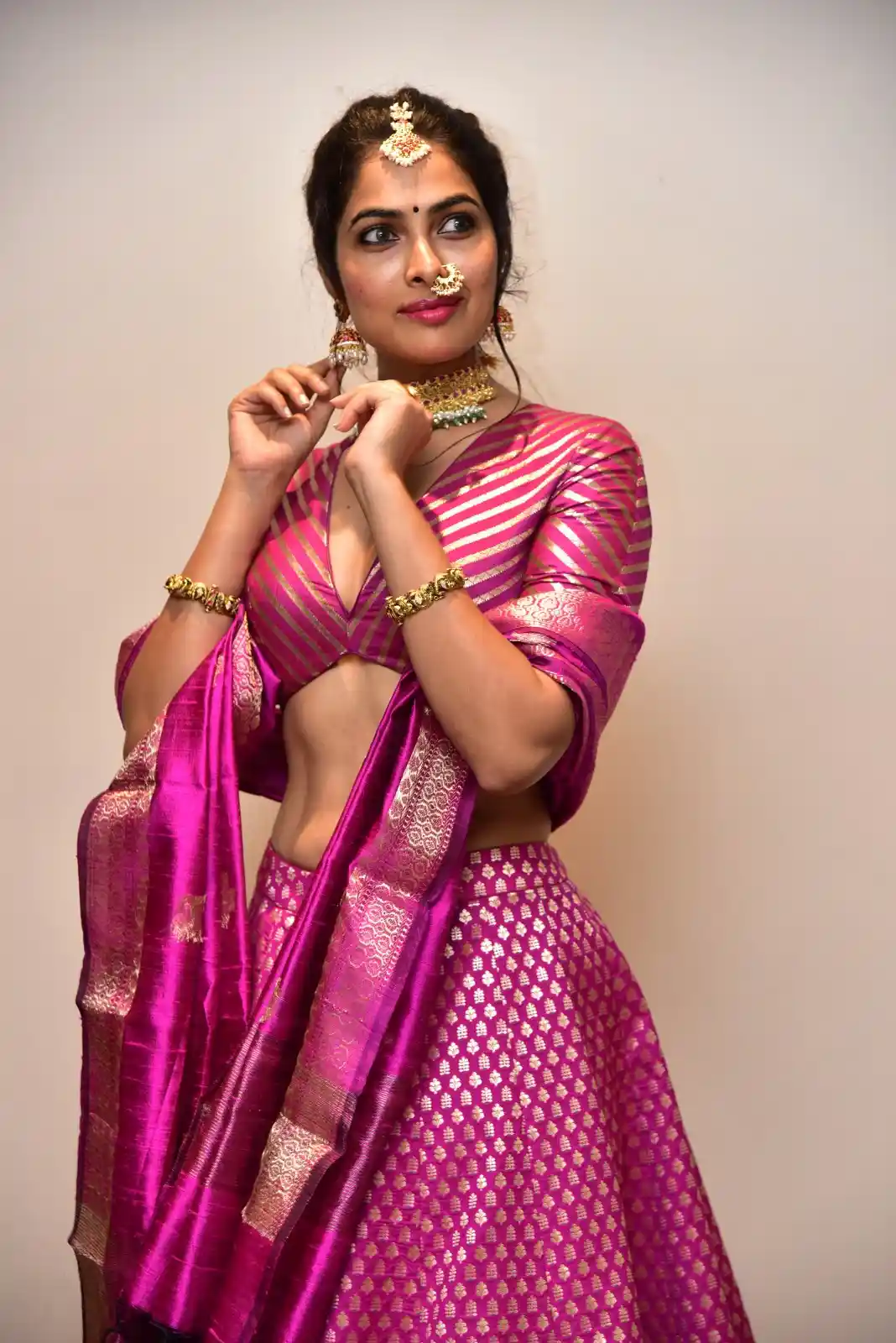 Divi Vadthya Photos at Rudrangi pre release event