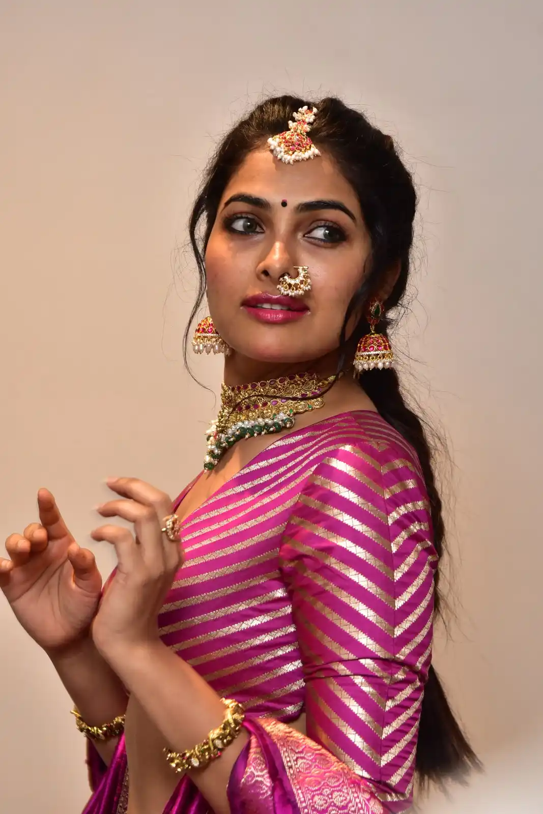 Divi Vadthya Photos at Rudrangi pre release event