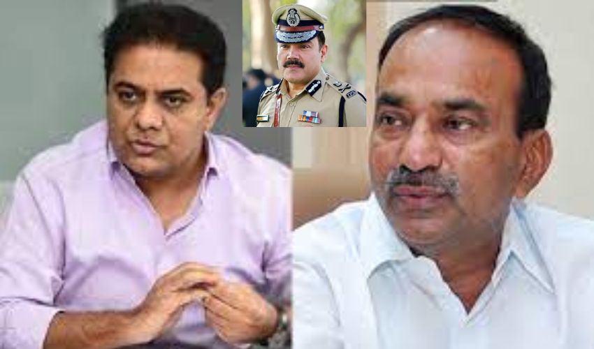 Minister KTR :  ఈటల భద్రతపై మంత్రి కేటీఆర్ ఆరా .. డీజీపీ అంజనీ కుమార్ కు ఫోన్ చేసి ఆదేశాలు