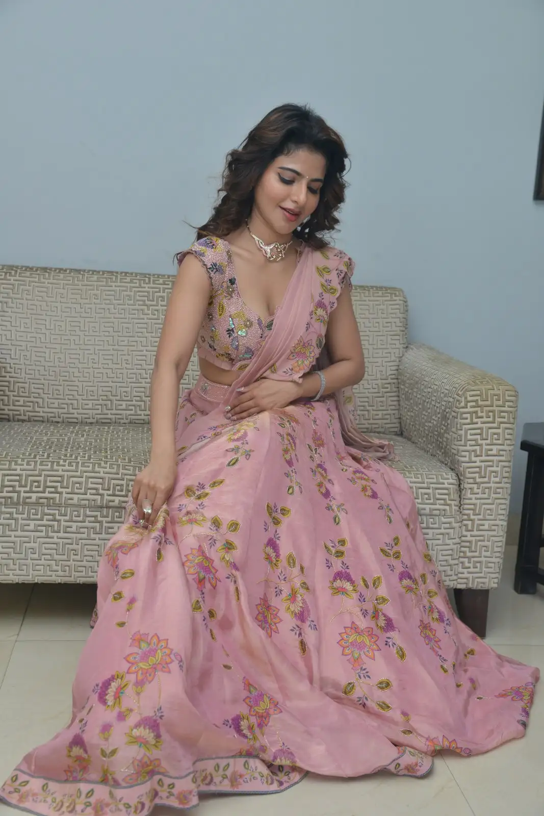 Iswarya Menon Shines in Spy Movie Success Meet