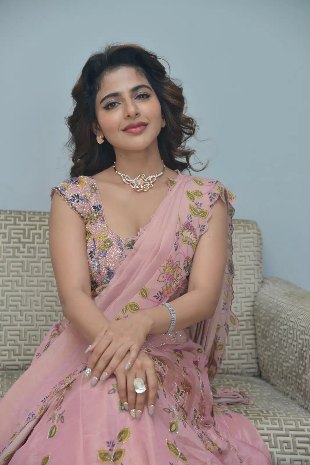Iswarya Menon Shines in Spy Movie Success Meet