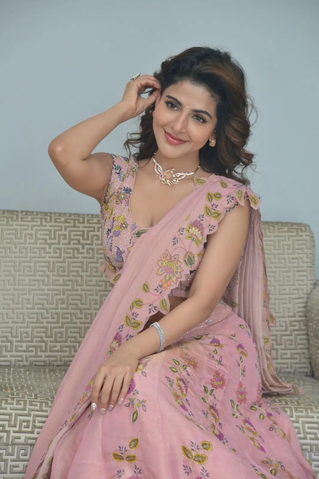Iswarya Menon Shines in Spy Movie Success Meet