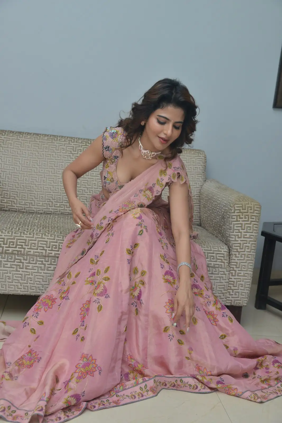 Iswarya Menon Shines in Spy Movie Success Meet