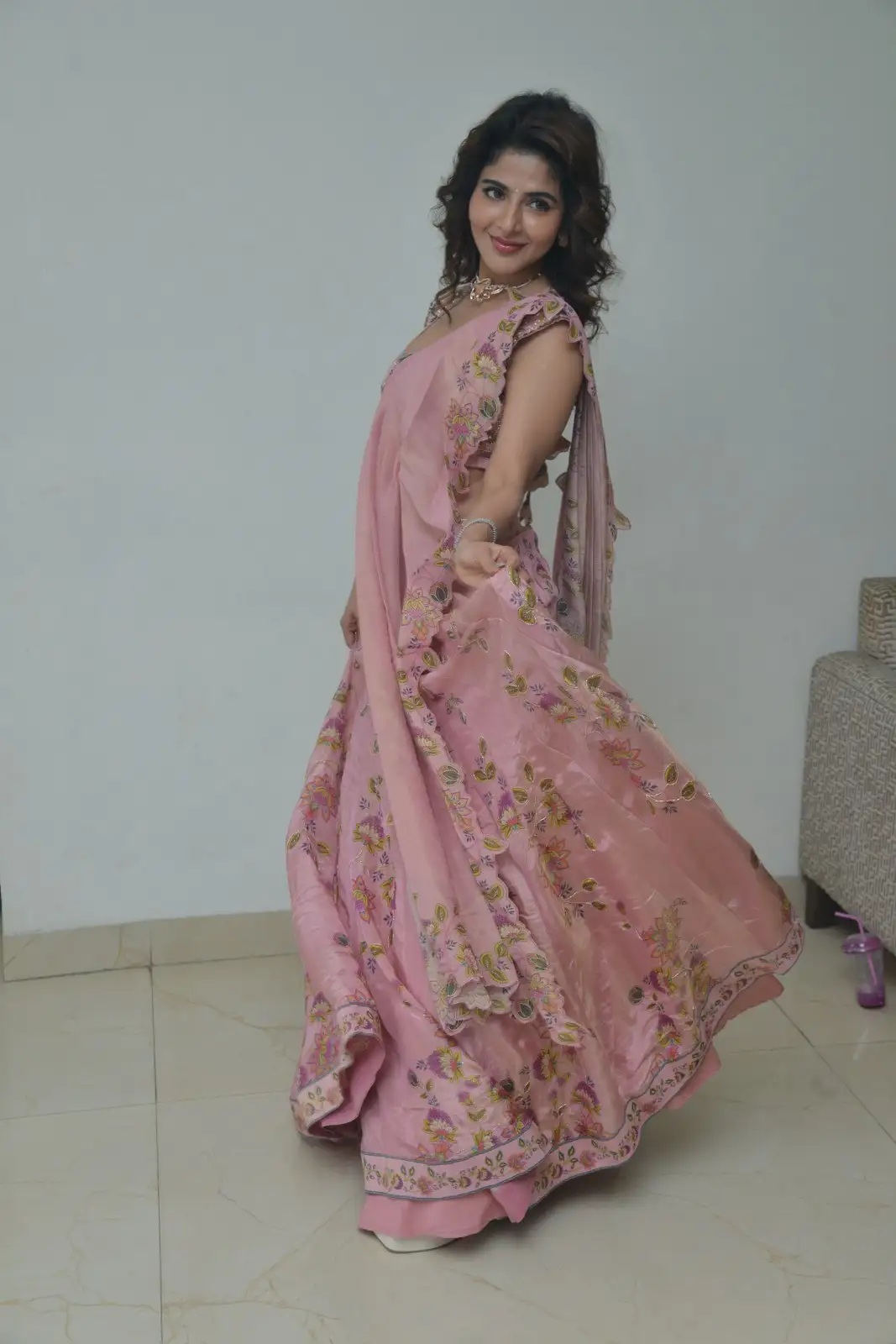 Iswarya Menon Shines in Spy Movie Success Meet