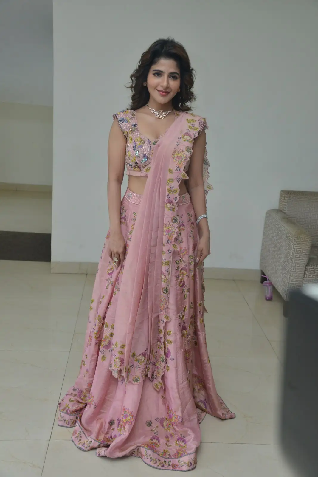 Iswarya Menon Shines in Spy Movie Success Meet