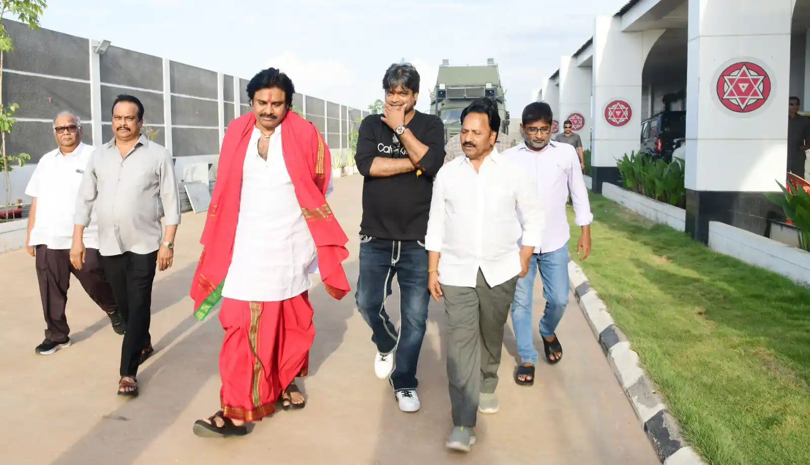 TFI Producers visits Janasena Party Office in Mangalagiri