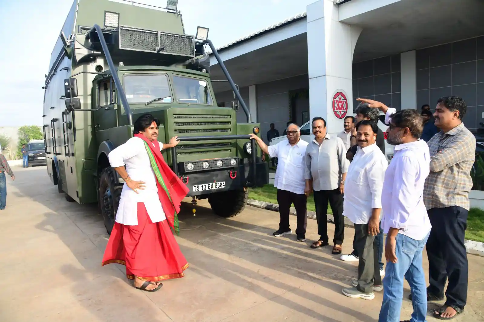 TFI Producers visits Janasena Party Office in Mangalagiri