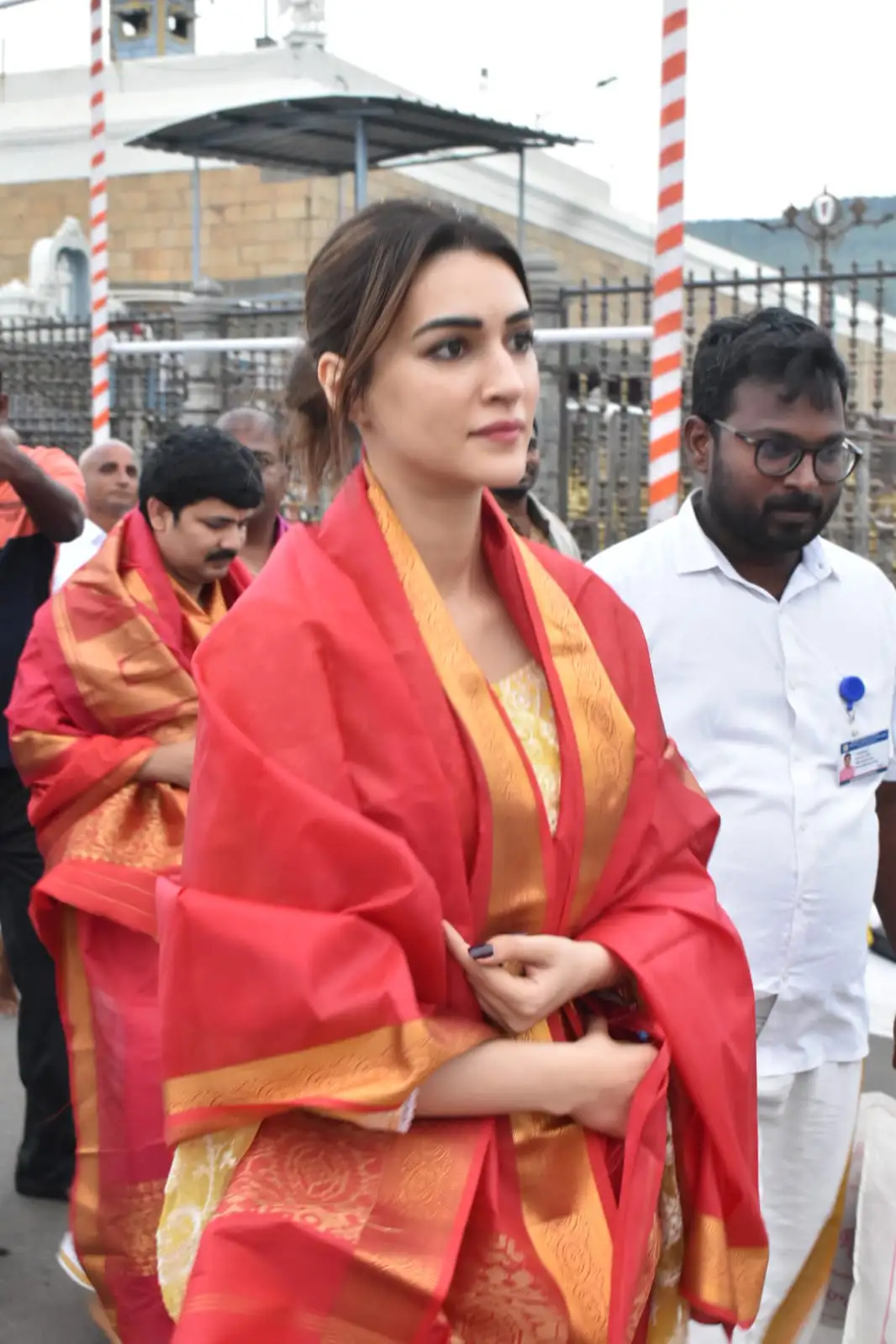 Kriti Sanon at Tirumala Temple
