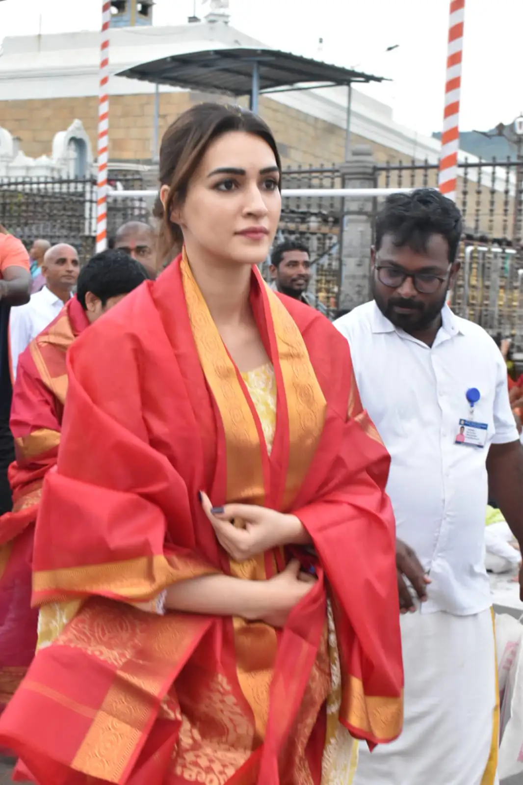 Kriti Sanon at Tirumala Temple